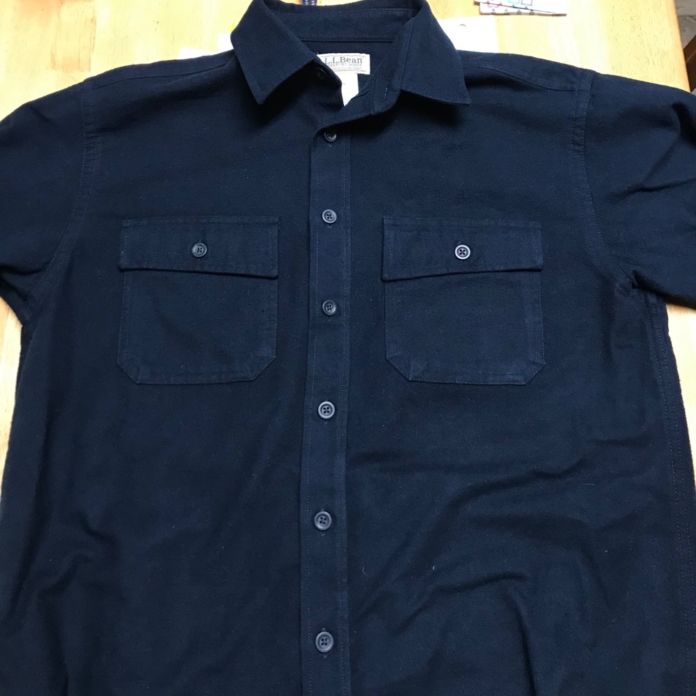 Men’s LL Bean Chamois Cloth Shirt